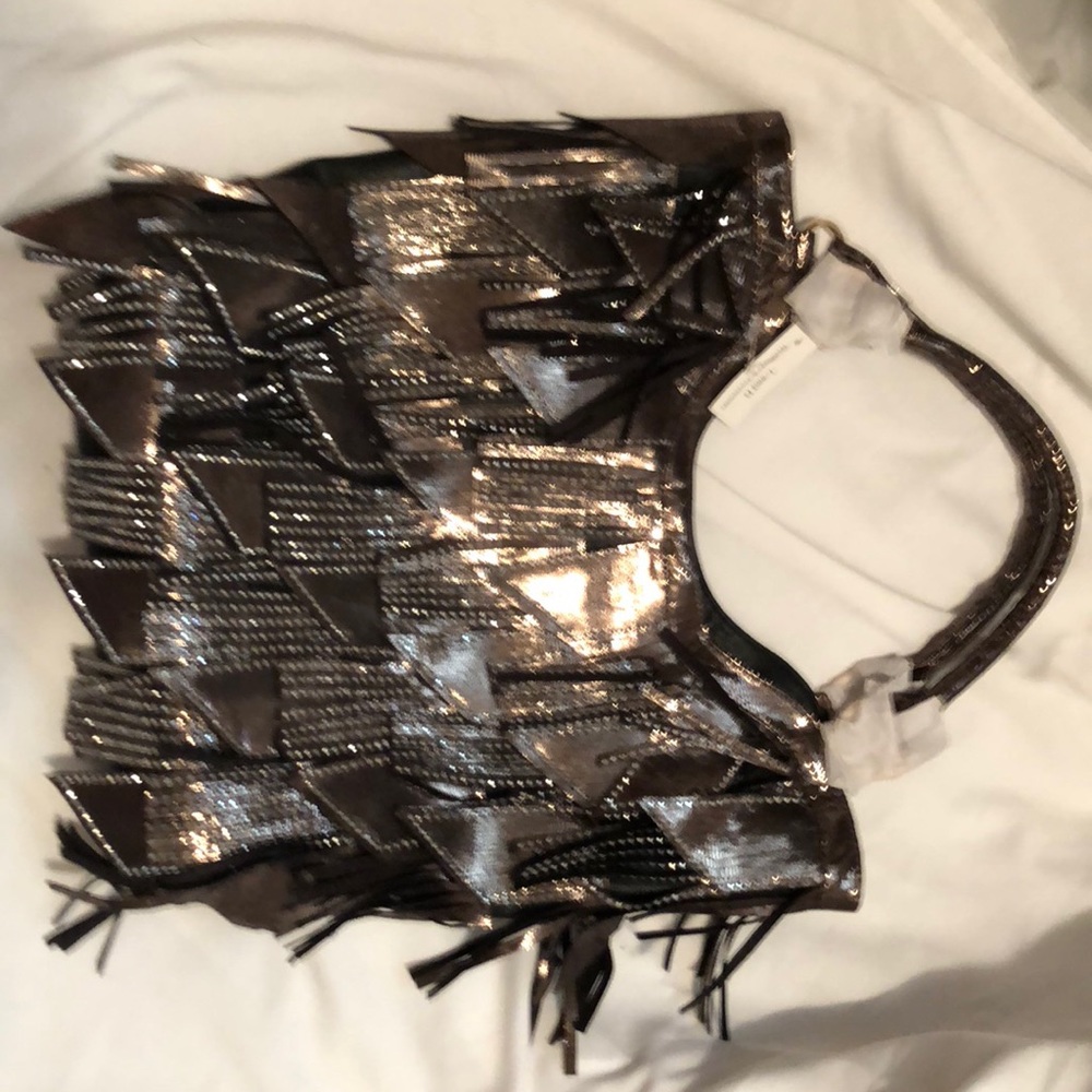 L and D silver/ bronze handbag
